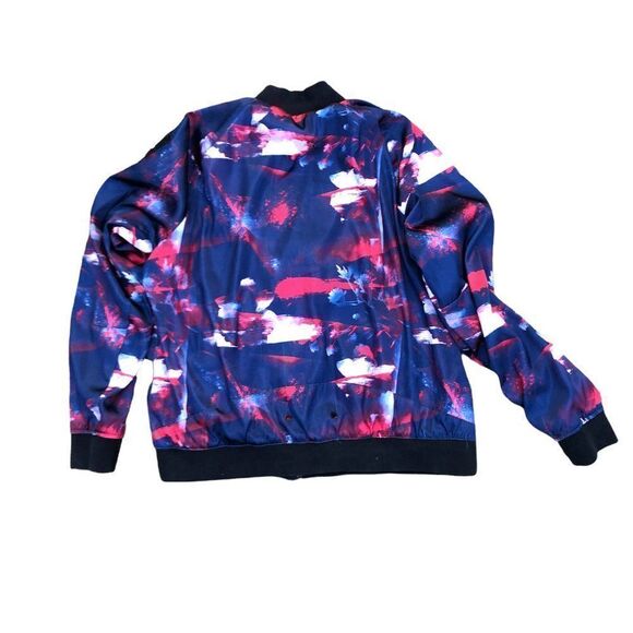 ADIDAS Multicolor Flower Bomber Jacket Medium - Picture 10 of 11